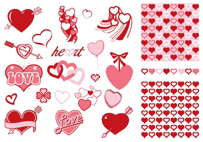 Valentine's Day Vector and Pattern Pack Valentine's Day Vector and Pattern Pack
