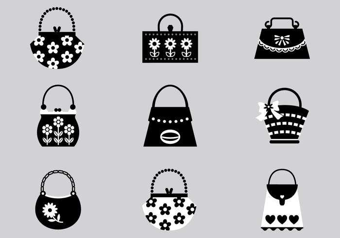 Svart och Rosa Handväska Vector Pack Svart och Rosa Handväska Vector Pack