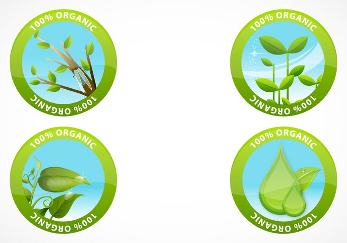 Organic Label Vector Pack Organic Label Vector Pack