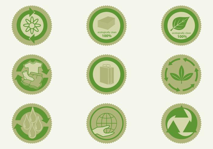 Eco Badge Vector Pack Eco Badge Vector Pack