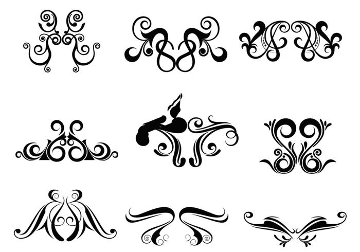 Flourish Vector Element Pack Flourish Vector Element Pack