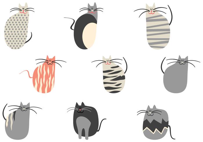 Cartoon Cats Vector Pack Cartoon Cats Vector Pack