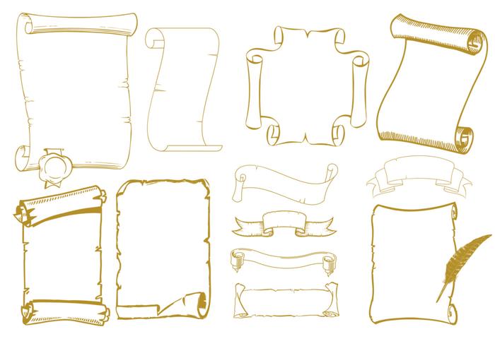 Old Scrolls Vector Pack Old Scrolls Vector Pack
