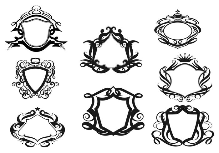Decorative Shields Vector Pack Two Decorative Shields Vector Pack Two
