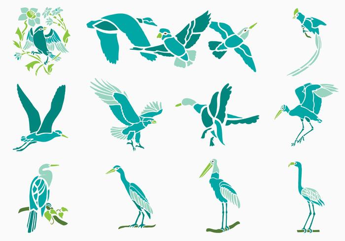 Tropical Bird Vector Pack Tropical Bird Vector Pack