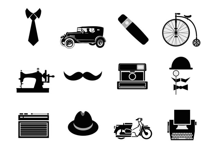 Vintage Hipster Vector Pack Vintage Hipster Vector Pack