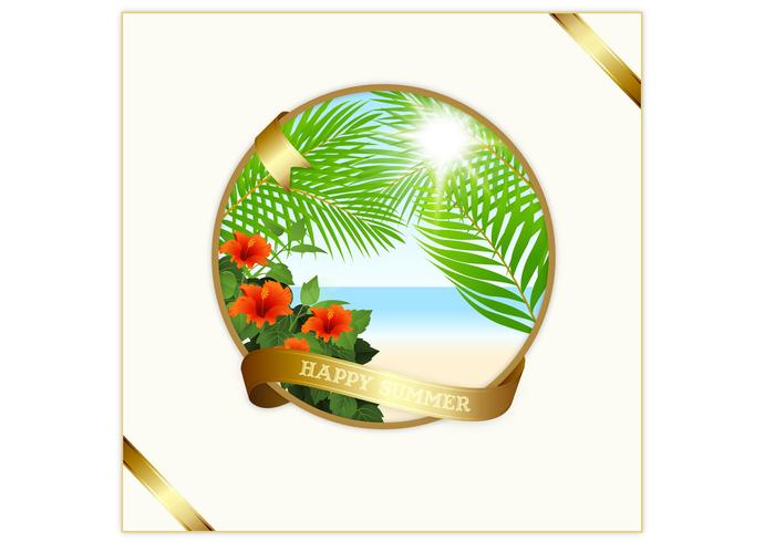 Happy Summer Wallpaper Vector Happy Summer Wallpaper Vector