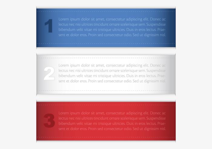 3D Stitched Banner Vector Pack 3D Stitched Banner Vector Pack
