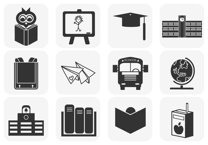School Vector Icons Pack School Vector Icons Pack