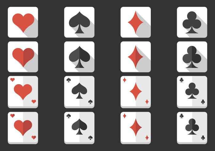 Playing Card Icon Vector Pack Playing Card Icon Vector Pack