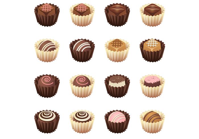 Gourmet Chocolate Vector Pack Gourmet Chocolate Vector Pack
