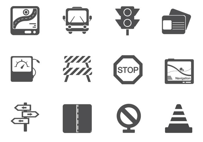 Traffic and Road Sign Vector Pack Traffic and Road Sign Vector Pack