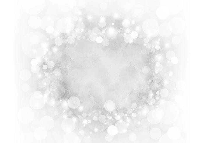 Silver Sparkly Bokeh Vector Background Silver Sparkly Bokeh Vector Background