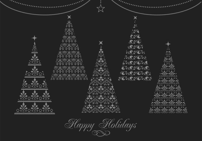Decorative Christmas Tree Vector Decorative Christmas Tree Vector