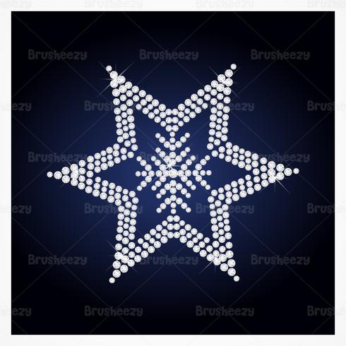 Diamond Studded Star Vector Background Diamond Studded Star Vector Background