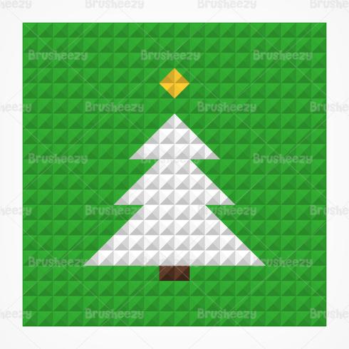 Abstract Christmas Tree Vector Background Abstract Christmas Tree Vector Background