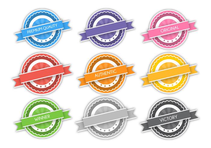 Modern Badge Vector Pack Modern Badge Vector Pack