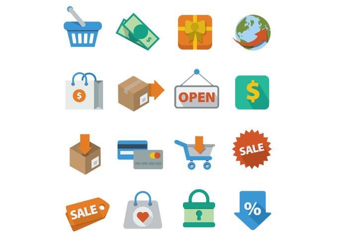 Shopping Icons Vectors Shopping Icons Vectors