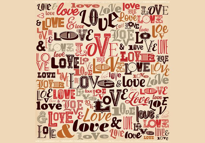 Vintage Love Background Vector Vintage Love Background Vector