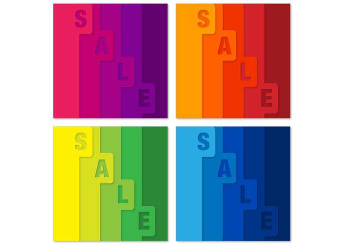 Bright Tabbed Sale Vector Backgrounds Bright Tabbed Sale Vector Backgrounds