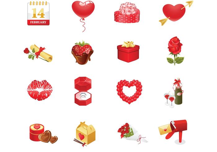 Valentine's Day Vector Icons Pack Valentine's Day Vector Icons Pack
