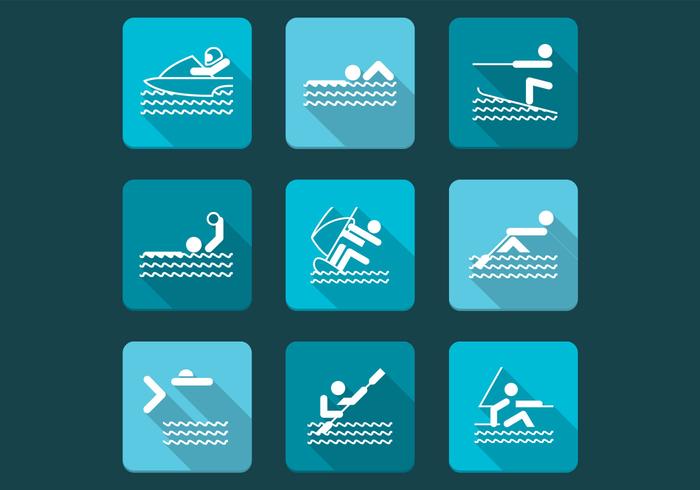 Water Sports Vector Icon Pack Water Sports Vector Icon Pack