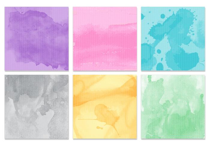 Watercolor Texture Vector Pack Watercolor Texture Vector Pack