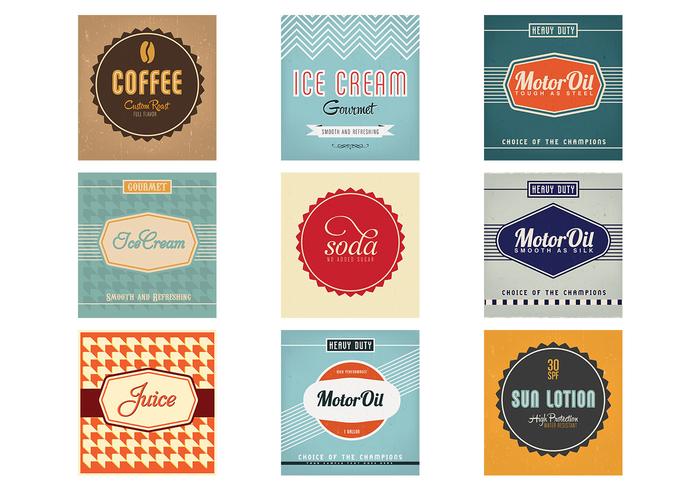 Vintage Advertising Vector Pack Vintage Advertising Vector Pack
