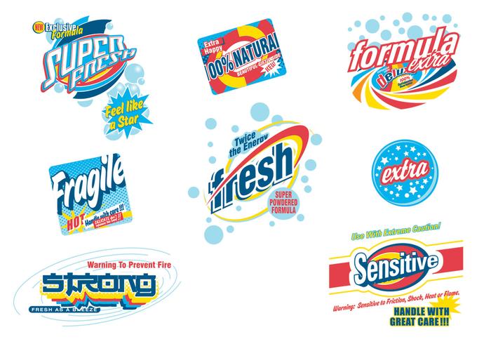 Retro Laundry Soap Advertising Vector Retro Laundry Soap Advertising Vector