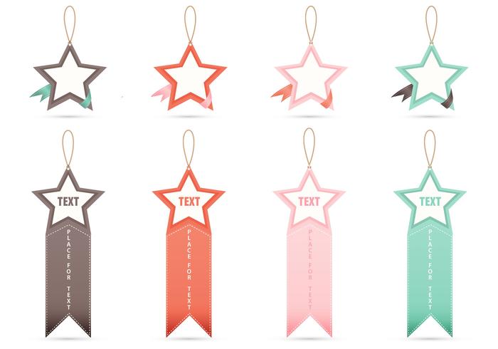 Star Tag Vector Banners Star Tag Vector Banners