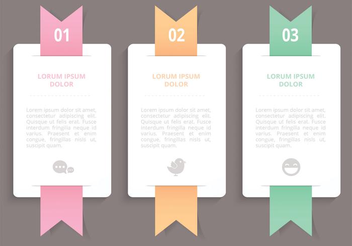 Verticale Banners van het Lint Vector Verticale Banners van het Lint Vector