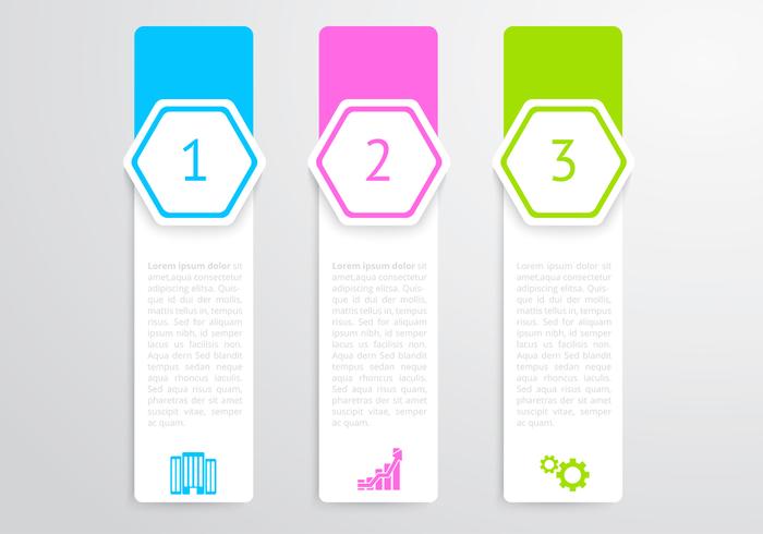 Vertical Hexagon Banners Vector Set Vertical Hexagon Banners Vector Set