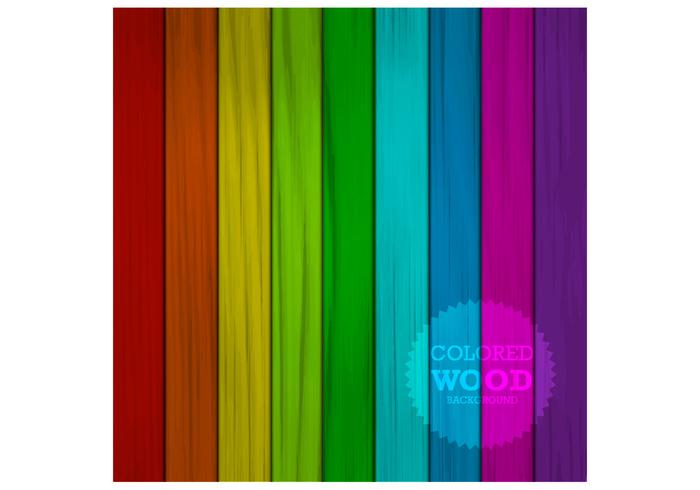 Colored Wood Background Vector Colored Wood Background Vector