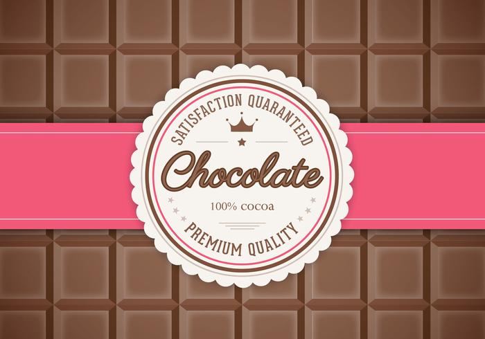 Bar of Chocolate Background Vector Bar of Chocolate Background Vector