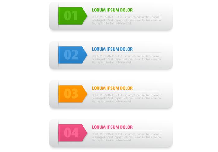 Bright Ribbon Banner Vector Set Bright Ribbon Banner Vector Set