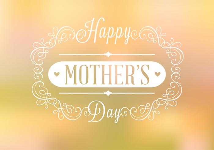Happy Mother's Day Background Vector Happy Mother's Day Background Vector