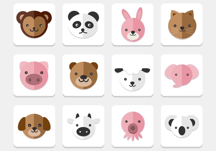 Animal Icons Vector Pack Animal Icons Vector Pack