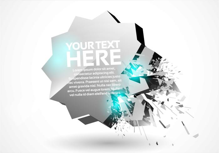 3D Explosion Background Vector 3D Explosion Background Vector