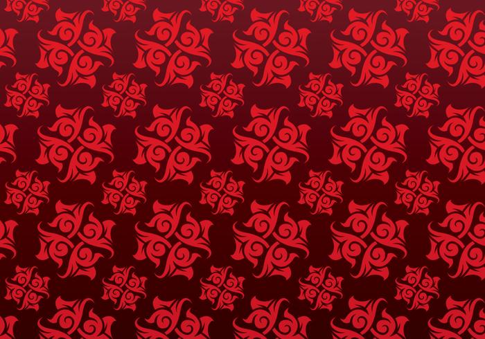 Red Ornamental Vector Patterned Background Red Ornamental Vector Patterned Background