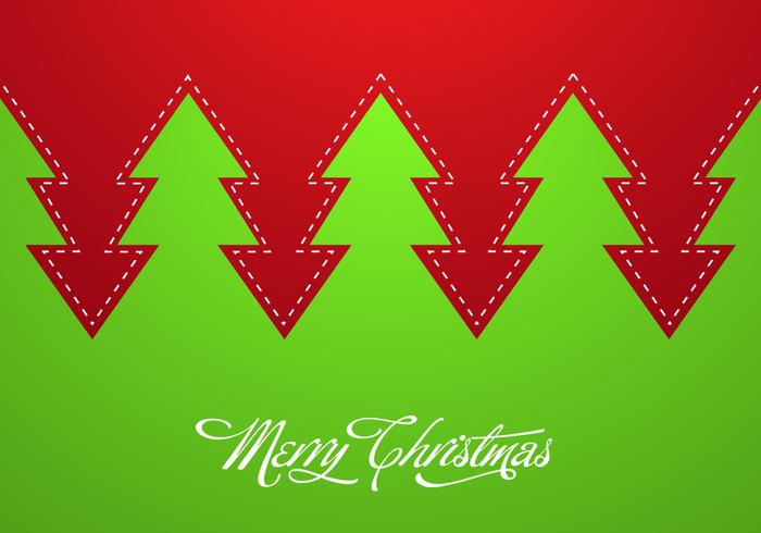 Abstract Christmas Tree Vector Background Abstract Christmas Tree Vector Background