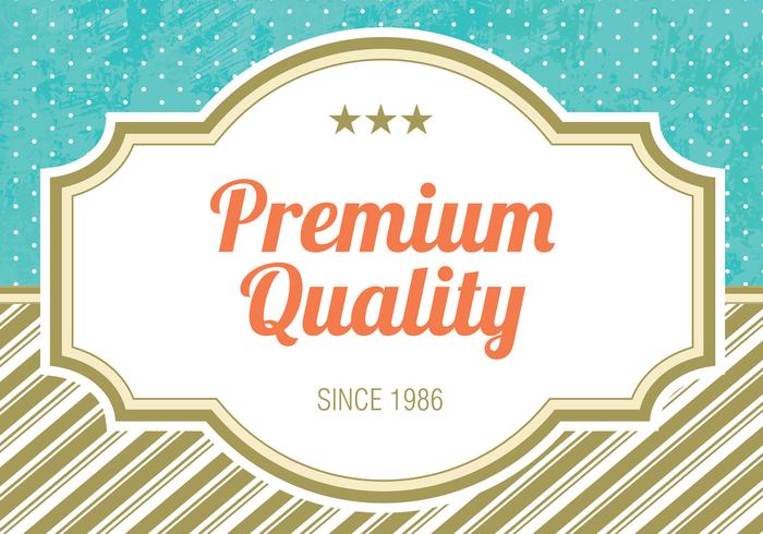 Polka Dotted Label Background Vector Polka Dotted Label Background Vector