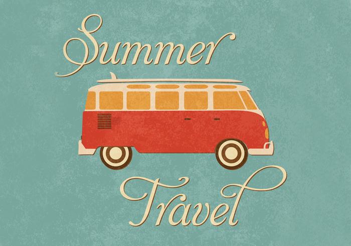 Summer Travel Wallpaper Vector Summer Travel Wallpaper Vector