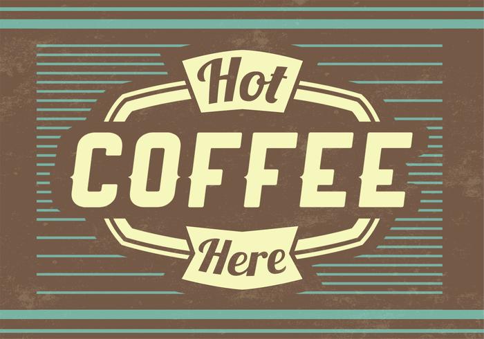Hot Coffee Vector Background Hot Coffee Vector Background