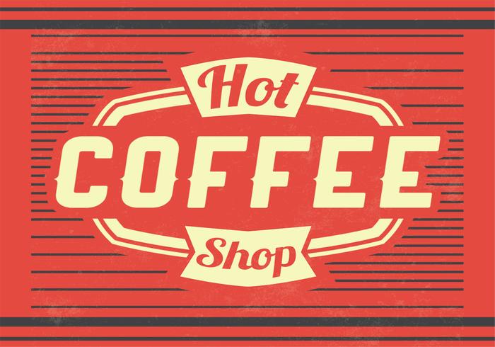 Hot Coffee Vector Background Hot Coffee Vector Background