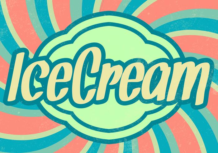 Sunburst Ice Cream Vector Background Sunburst Ice Cream Vector Background