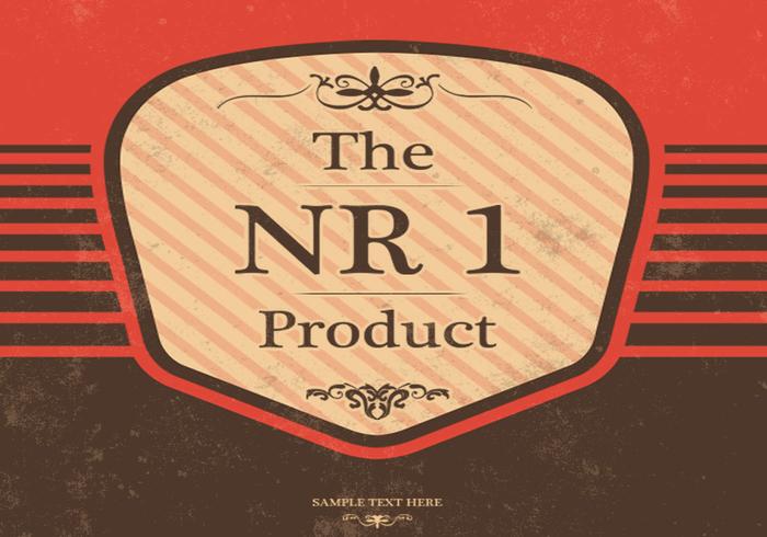 Vintage Product Vector Badge and Background Vintage Product Vector Badge and Background