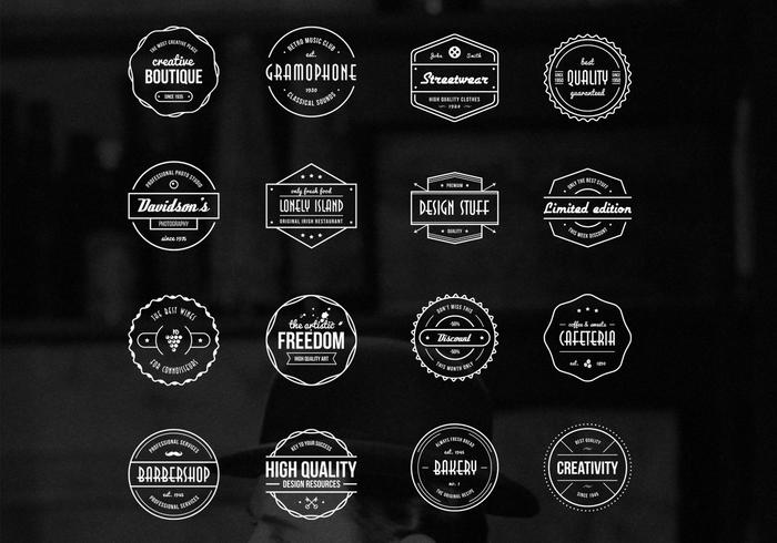 Vintage Badges Vector Collection Vintage Badges Vector Collection
