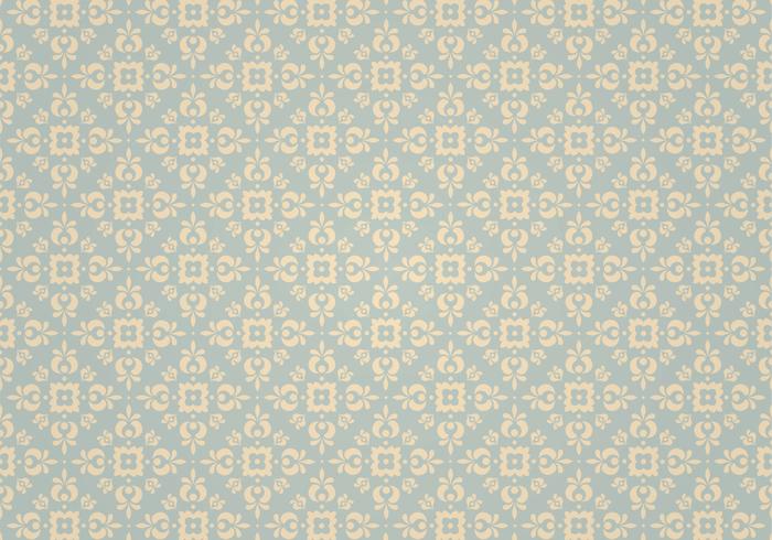 Blue Vintage Ornament Vector Pattern Blue Vintage Ornament Vector Pattern