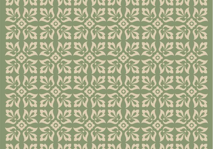 Green Ornament Vector Pattern Green Ornament Vector Pattern