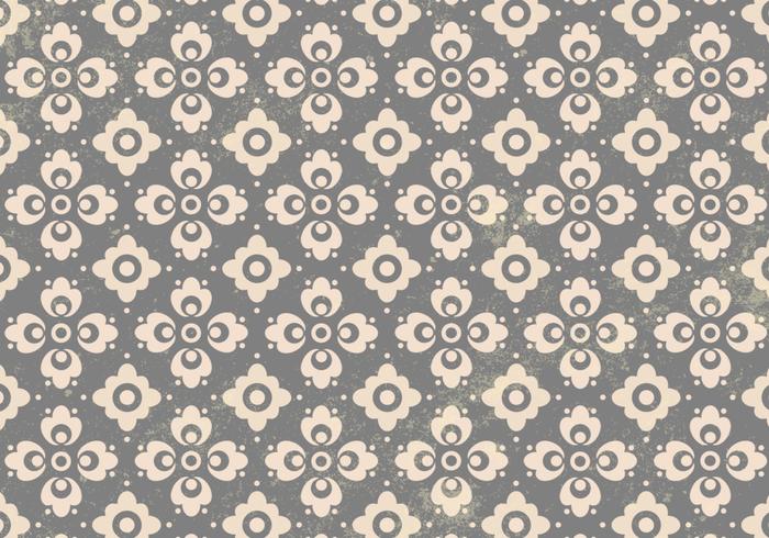 Gray Floral Ornament Vector Pattern Gray Floral Ornament Vector Pattern